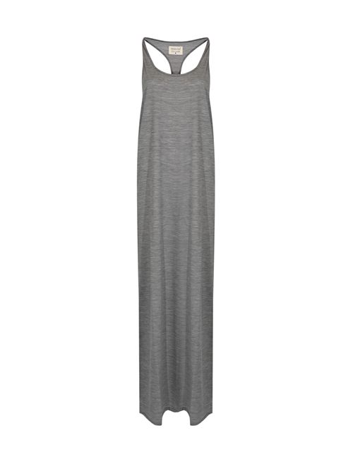 Abito The Long Tanktop Dress in jersey di lana Grigio Patrizia Pepe | 8A1643 J249S119